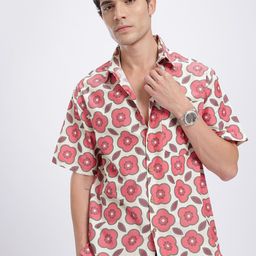 glitchez Floral Print Relaxed Fit Shirt-image-74