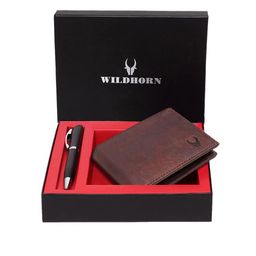 WildHorn Men Brown & Black RFID Protected Genuine Leather Accessory Gift Set-image-91