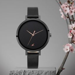 Fastrack Women Black Analogue Watch 6230NL01-13
