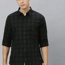 Roadster Men Black Checked Sustainable Casual Shirt-image-53