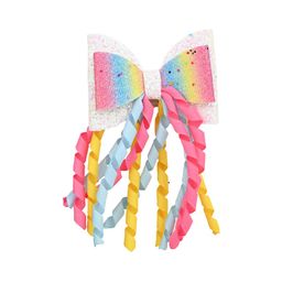 Aye Candy Girls White & Pink Alligator Hair Clip-58
