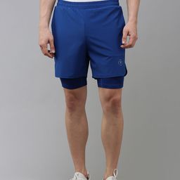 Van Heusen Flex Men Solid Mid-Rise Quick Dry Training Shorts-picture-32