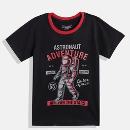 Eteenz Boys Graphic & Typography Printed Premium Cotton Round-Neck T-shirt-image-64