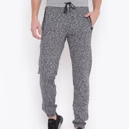 Sweat Dreams Men Grey Self Design Joggers-image-31