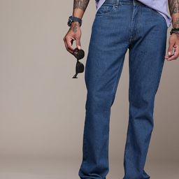 The Roadster Life Co. Men Pure Cotton Bootcut Jeans-picture-8