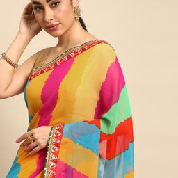 Mitera Leheriya Gotta Patti Pure Chiffon Saree-picture-26