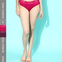 DressBerry Pack of 2 Solid Hipster Briefs-20