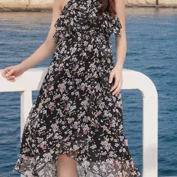 DressBerry Floral Sweetie Layered A-line Dress-image-68