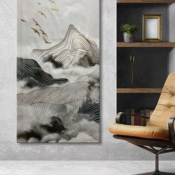 999Store White & Black Mountain Canvas Wall Art-image-35