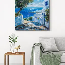 999Store Blue & Green Canvas Landscape Wall Art-picture-16