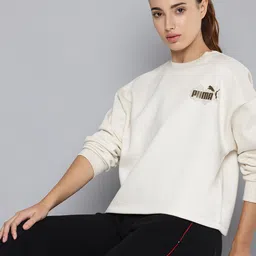Puma CLASS ACT Brand Logo Printed Relaxed Fit  Sweatshirt-image-48