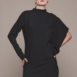 MANGO Asymmetric Sleeve Sheath Mini Dress-image-18