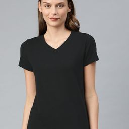 Van Heusen Women V-Neck Short Sleeve Lounge T-Shirt-image-55
