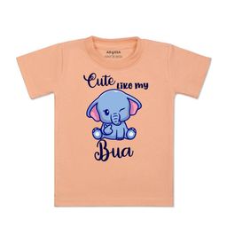 Arvesa Kids Printed V-Neck Applique T-shirt-34