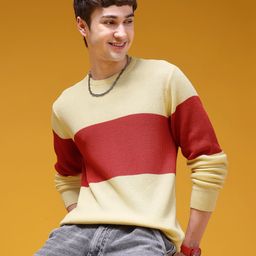 HERE&NOW Pure Cotton Striped Pullover-picture-46