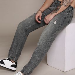 The Roadster Lifestyle Co. Relaxed Fit Pure Cotton Low Distress Light Fade Jeans-image-51