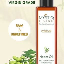 MYSTIQ LIVING Cold Pressed Neem Oil - 200 ml-52