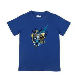 Batman Boys Blue Batman Printed Applique T-shirt-image-19