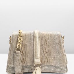 Carlton London Textured Sling Bag with Tasselled Detail-image-41