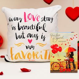 Archies Love Gifts Pack of 2 Printed Cushion-image-10