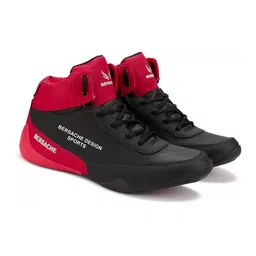 BERSACHE Men Red Mesh Running Shoes-35