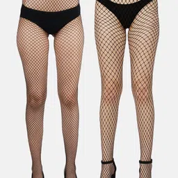 N2S NEXT2SKIN Women Pack Of 2 Solid Stockings-image-90