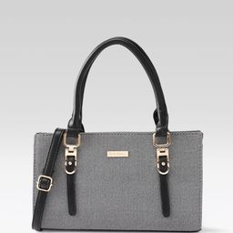 Mast & Harbour Textured Structured Handheld Bag-18