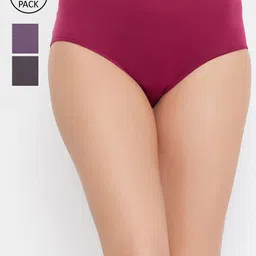 C9 AIRWEAR Women Pack Of 3 Solid Bikini Briefs P1174-image-56