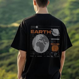 NOBERO Men Graphic Printed Round Neck Cotton Oversized T-shirt-image-42