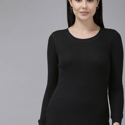 Van Heusen Women Anti Bacterial Round Neck Thermal T-Shirt-image-90