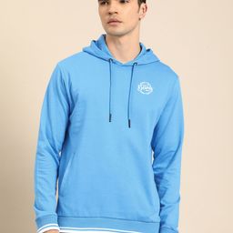 Being Human Men Brand Logo Print Hooded Pure Cotton Sweatshirt-picture-28