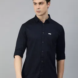 Majestic Man Men Classic Slim Fit Pure Cotton Casual Shirt-image-51