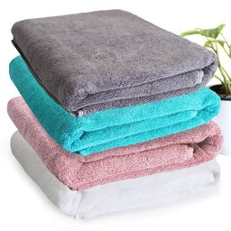 Heelium Unisex Set of 4 Quick Absorbent 600 GSM Bamboo Bath Towel - 65 x 40 cm-9