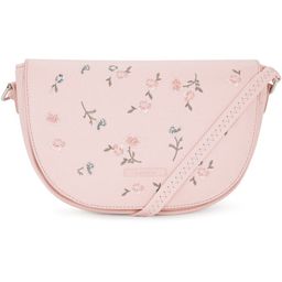Caprese Cream Floral PU Half Moon Sling Bag-58