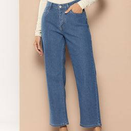 Chemistry Women Striped Straight Fit  Jeans-picture-25