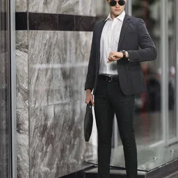 INVICTUS Men Single-Breasted Slim Fit Blazer-image-17