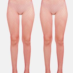 N2S NEXT2SKIN Women Pack Of 2 Patterned Fishnet Stockings-image-93
