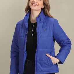 U.S. Polo Assn. Women Mock Collar Longline Puffer Jacket-21