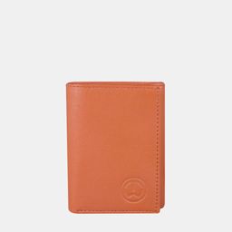 TnW Unisex Tan Brown Solid Genuine Leather Three Fold Wallet-picture-46