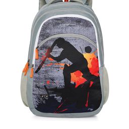 Nasher Miles Unisex Graphic Water Resistant Backpack-12