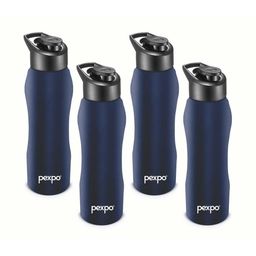 Pexpo Navy Blue 4 Pieces Stainless Steel Water Bottle 1000 ml-image-100