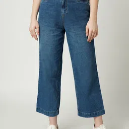 Kraus Jeans Women Wide Leg High-Rise Light Fade Jeans-picture-15