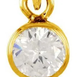 VANISHREE WORLD Gold Brass Pearls Gold-Plated Pendant-image-11