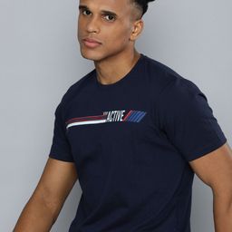 HRX by Hrithik Roshan Men Typography Printed Pure Cotton T-shirt-image-34