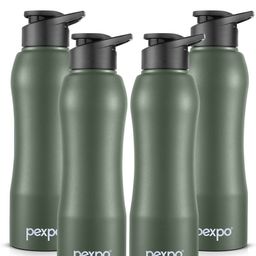 Pexpo Green & Black 4 Pieces Stainless Steel Water Bottle 750 ml-image-40