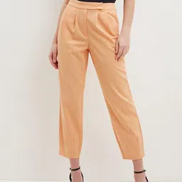 DOROTHY PERKINS Women Slim Tapered Fit High-Rise Trousers-image-70