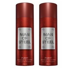 Denver Man of Steel Set of 2 Pump Deodorant Body Spray - 127 g Each-3