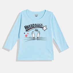 Eteenz Girls Looney Tunes Printed Premium Cotton T-shirt-image-90