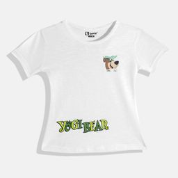 Eteenz Girls Premium Cotton Yogi Bear Printed T-shirt-image-41