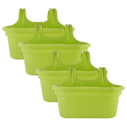 Kuber Industries Green 4 Pieces Double Hook Planters-image-91